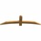 Ekena Millwork Bellingham Rough Sawn Timber Gable Bracket, Western Red Cedar, 60"W x 17"H x 2"D x 4"F, 7/12 Pitch GBW060X17X0204BEL00RWR - alternate 2